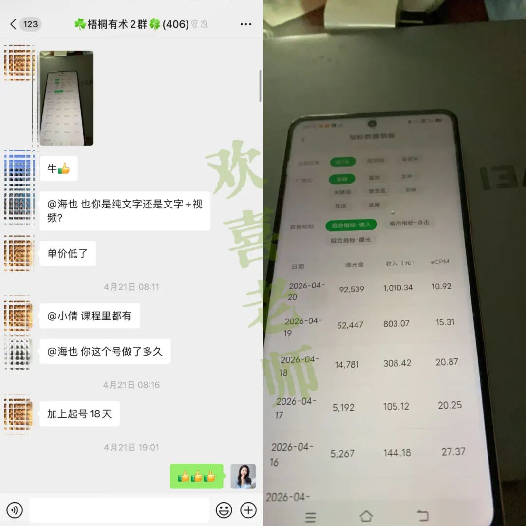 一天1070，4天挣了3191，在家用手机赚点小钱真的很容易